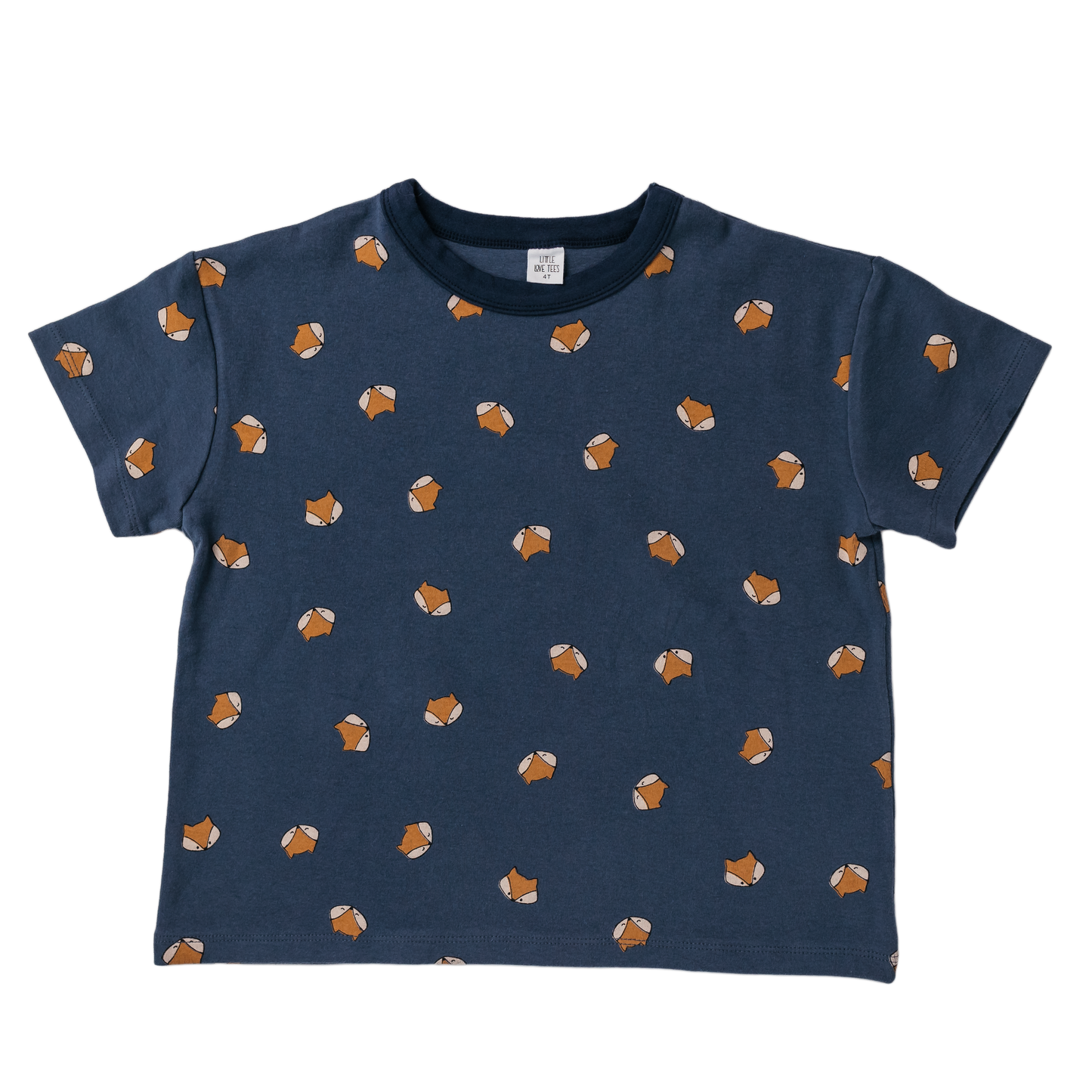 the navy fox tee