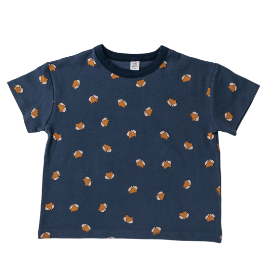 the navy fox tee