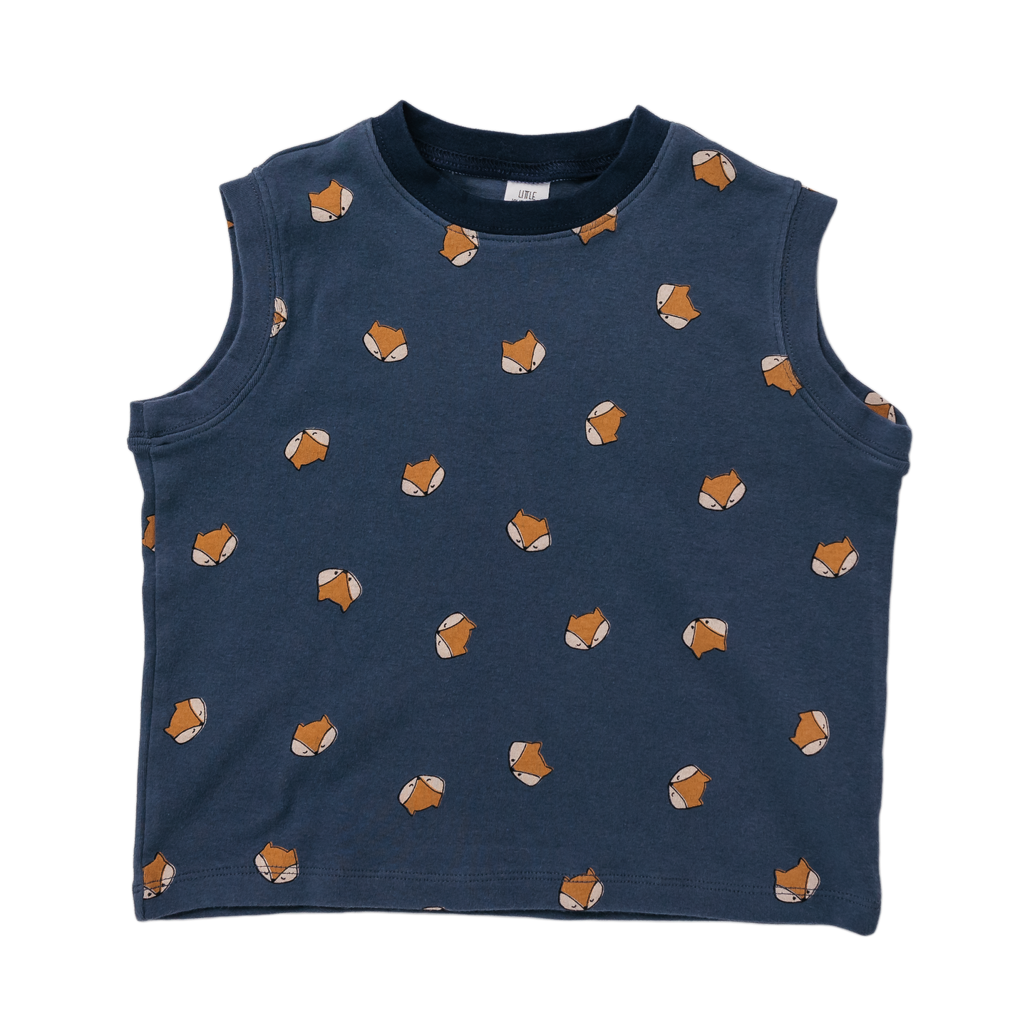 the navy fox tee